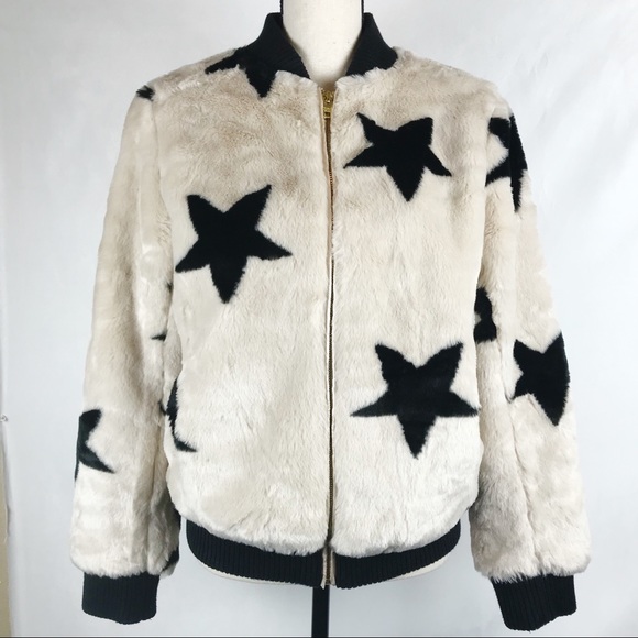Andrew Marc Jackets & Blazers - Andrew Marc Marc New York Faux Fur Stars Bomber